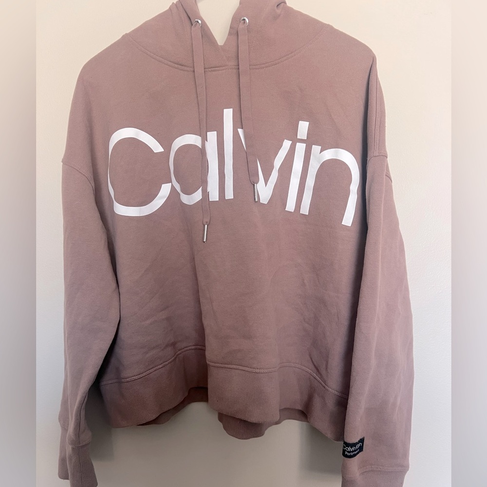Ladies Small Calvin Klein Crop Hoodie